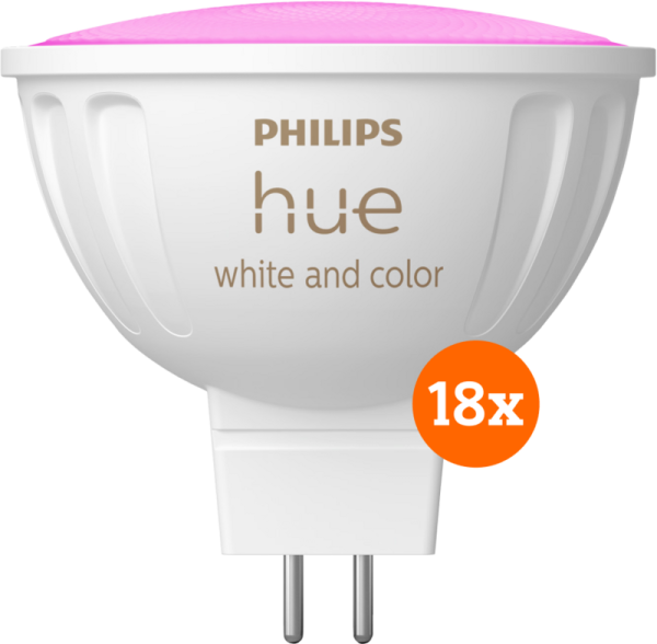 Philips Hue spot White and Color MR16 18-pack bestellen?