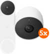 Google Nest Doorbell Battery + Google Nest Cam 5-pack bestellen?