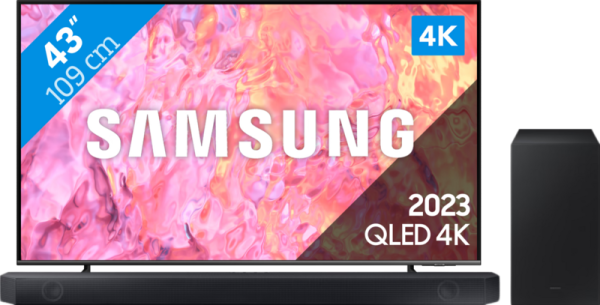Samsung QLED 43Q64C (2023) + soundbar bestellen?