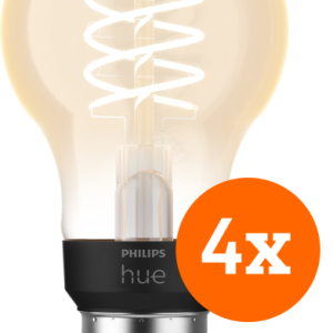 Philips Hue Filamentlamp White Standaard E27 - 2023 - 4-pack bestellen?