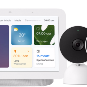 Google Nest Cam Indoor Wired 3-pack + Nest Deurbel + Nest Hub 2 bestellen?