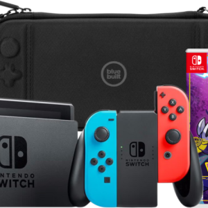Nintendo Switch Rood/Blauw + Pokemon Violet + BlueBuilt Beschermhoes bestellen?