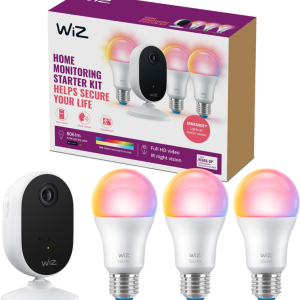 WiZ Home Monitoring starterkit - 3 smart lampen + IP camera bestellen?