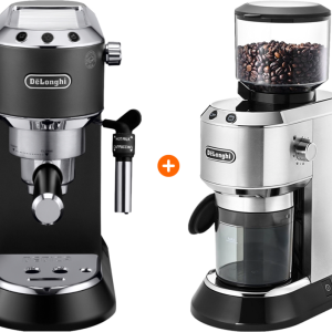 De'Longhi EC685.BK Dedica Zwart + Koffiemolen bestellen?