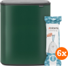 Brabantia Bo Touch Bin 2 x 30 Liter Pine Green + Vuilniszakken (120 stuks) bestellen?