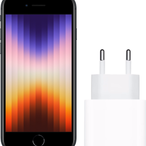 Apple iPhone SE 3 128GB Zwart + Apple Usb C Oplader 20W bestellen?