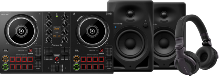 Pioneer DJ DDJ-200 + Pioneer DJ HDJ-CUE1 + Pioneer DJ DM-40D-BT Zwart bestellen?