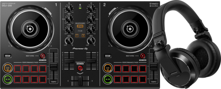 Pioneer DJ DDJ-200 + Pioneer DJ HDJ-X5 Zwart bestellen?